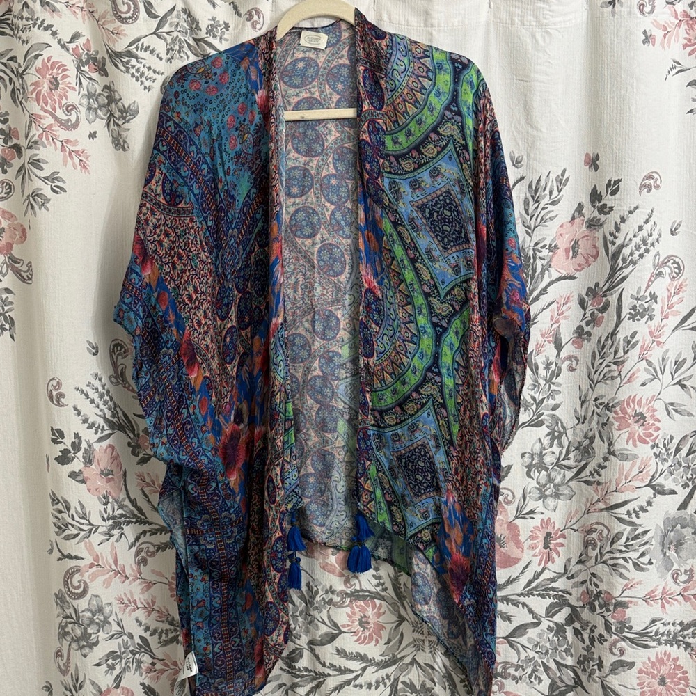 Elizabeth Gillett for Anthropologie Multicolor Kimono